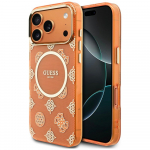 GUESS IML Peony Dot MagSafe etui iPhone'ile 17 Pro Max, oran