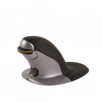 FELLOWES Maus Penguin beidhndig kabellos Gr. S schwarz/silb