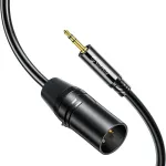Orico AXKF mini jack 3,5 mm kuni XLR emestik audiokaabel 5 m - must