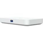 Ubiquiti UniFi UCG-Fiber-EU Desktop 10G Cloud Gateway, mis sisaldab integreeritud PoE switchi, sisaldab tielikku UniFi rakenduse pakett, mis vimaldab seadme juhtimise, 5 Gbps reedingi koos IDS/IPS-ga, 10G SFP+ ja (1) 10 GbE RJ45 WAN porti, 10G SFP+ L ...