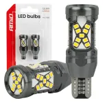 Amio LED-juhtmekega LED-lambid T15 2016 45SMD Valge 12/24V -04992