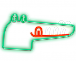 Forever Light FLNJ03 JURASSIC CROC Neon LED Signboard