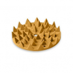 Akupunktuuri massaaimatt komplektis padi ja kaanega, must kuldne