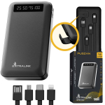 Extralink EPB-083 10000mAh Black | Powerbank | Powerbank, USB-C