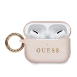 Guess GUACAPSILGLLP AirPods Pro cover jasnorowy/pink Silicone Glitter