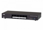 Aten 4-port USB 3.0 4K displayPort Dual display KVMP Switch