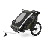Thule Chariot Lite Double jalgrattahaagis, Vintage Green (10203024)