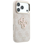 GUESS 4G AND amp; Big Resin Logo Case iPhone 17 Pro / 18 Pro jaoks - Roosa