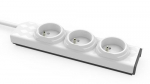 Allocacoc 10013/PSMDFR power extension 1 m 3 AC outlet(s) Indoor White