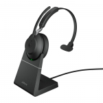 Jabra Headset Evolve2 65 MS Mono, sisaldab Link 380a AND Ladesta.