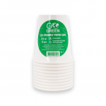 GoGreen Prillid koloogilised Go Green 250ml 10 tk. valge