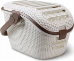 Crate for transporting farm animals 51x38x33cm cream 3253920616012