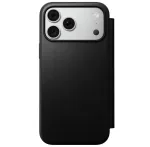 NOMADi nahastorus iPhone 18 Pro Max/17 Pro Max jaoks, hildub MagSafe'iga (Modern Leather Folio ECCO Leather) must