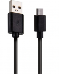 Setty USB-kaabel USB-A microUSB / 1m / 2A / must