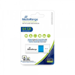 MediaRange USB-stik 64GB USB 2.0 Vrv Edt. helesinine