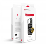 FORCELL F-PROTECT Levels with Dual Layer 4D technology, Military Drop-Test compatible with MagSafe for IPHONE 16 PRO black camo