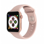 Riff T500 IPS Touch Aluminum Sport Smart Watch with Heartrate AND amp; Blood presure monitor Rose