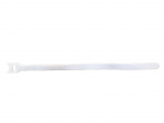 Lanview Hook and Loop Tie 15cm x 12mm White 50pcs