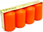PROVENCE Candles Orange 5x9cm 4pcs