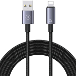 USAMS Kaabel USB na Lightning 2,4A 2m Kiirlaadimine stalowy/tarnish SJ669USB01 (US-SJ669)