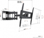 Vogels Vogel's Up 6055 Forward Motion+ TV-seinatugi L (8460550)