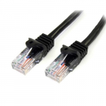 StarTech.com Cat5e kabeliga, mis on RJ45 hikuga ilma krast, 3m, must