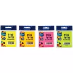 CENTRUM Mrkmete kleeplapid 76*76mm 80 tk. neon assorti