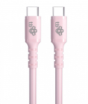 TB USB C - USB C 60W jelly kaabel 1m roosa