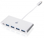 IOGEAR USB-C to 4 Port USB-A Hub with PD Pass-Thru