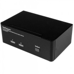 StarTech.com 2-porti DisplayPorti kaheekraaniline monitoor KVM-vahetaja - 4K 60Hz
