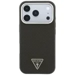 Case Guess Kevlar Triangle Logo MagSafe for iPhone 18 Pro Max / 17 Pro Max brown