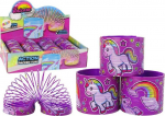 LEAN Toys Iconic Purple Unicorn Relaxation Spring 6CM