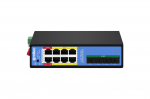 Ernitec 8-port PoE 1000Mbps Industrial Managed Switch, 4