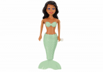 LEAN Toys Wind-up Floating Water Mermaid Turquoise Pink Bath Doll MIX