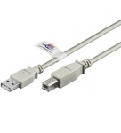 Goobay USB AB 300 HiSpeedCert 2.0 3m USB kaabel USB A USB B hall