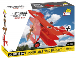 Cobi Klocki Plokid Fokker DR.1 Red Baron 221 plokki