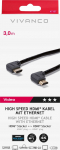 Vivanco HDMI kaabel - HDMI 3m kuldkuningas (47107)
