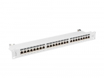 LANBERG Vahetuspaneel 24 porti 1U 19" cat.7 FTP varjestatud hall