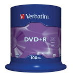 Verbatim DVD+R Matt hbe 4,7 GB 100 tk