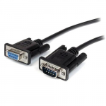 StarTech.com 0,5 meetrine must sirge DB9 RS232 seeriajuhe - mees/naise pistikuga