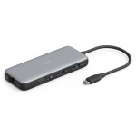Digitus USB-C dokk-jaama, 7 porti | DA-70914 | Ethernet LAN (RJ-45) porti 1 | HDMI porti kogus 1