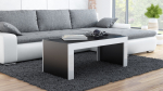 Cama MEBLE Cama TESS120 CZ/BI kohvi-/klg-/otsalaud Diivanilaud Ristklikukujuline 2 jalga