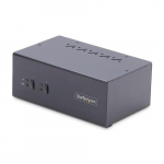 StarTech.com 2-kohaline kaheekraaniline 4K 60Hz, 2x USB 5Gbps hubiport, 2x USB 2.0 HID port, hoti ja nupp-prdlus, TAA vastavus - ESD taseme 3 kaitse