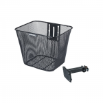 Front basket BASIL Bilbao FM, without handle, black