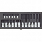 PROXXON 18-osaline HEX padrunpeade komplekt 1/4" + 1/2"