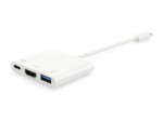 Equip Laev 3-1 USB-C-HDMI, USB-A, 60W USB-C 0,15m