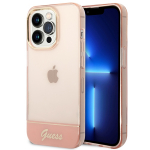 GUESS GUHCP14LHGCOP iPhone 14 Pro 6,1" roosa karbikataloos lbipaistev