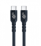 TB USB-C - USB-C kaabel 50 cm silikoonmust 2.0