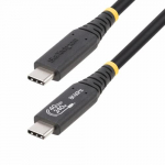 StarTech.com 50cm (1.6ft) USB4 kabel, USB-IF sertifitseeritud USB-C kabel, 40Gbps, 240W Power Delivery PD 3.1 EPR, 8K 60Hz, USB Type-C andmekive kabel/Cord, Kompatiibne Thunderbolt/USB 3.2 portidega