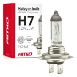 Amio Halogeenlamp H7 12V 55W UV-filter (E8)